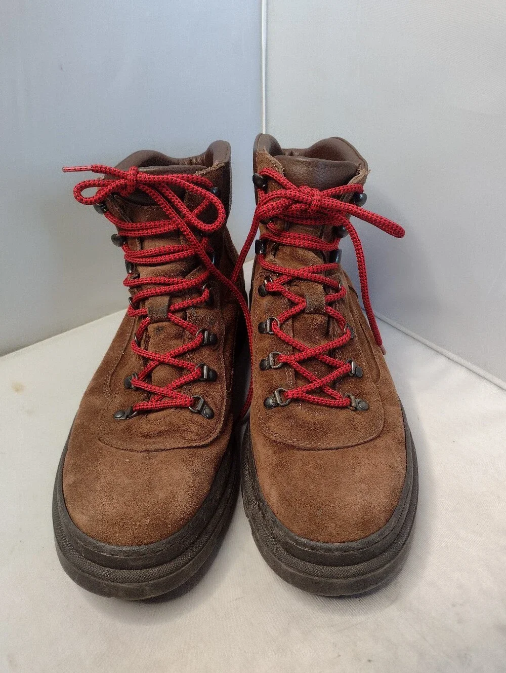 Ralph Lauren Polo Mens Italian Alpi Hiking Leather Boots 11  Made in Italy